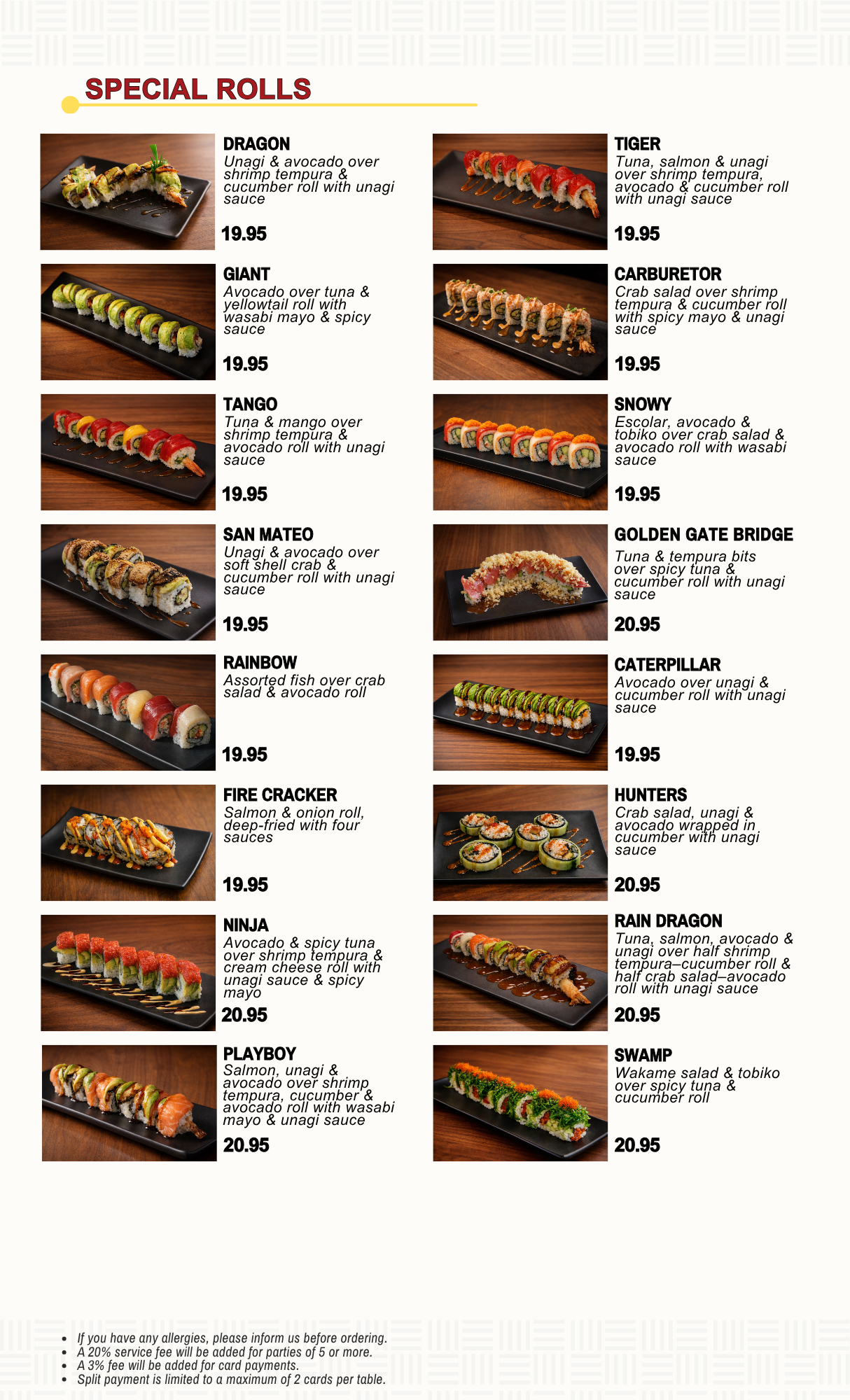 Menu 7