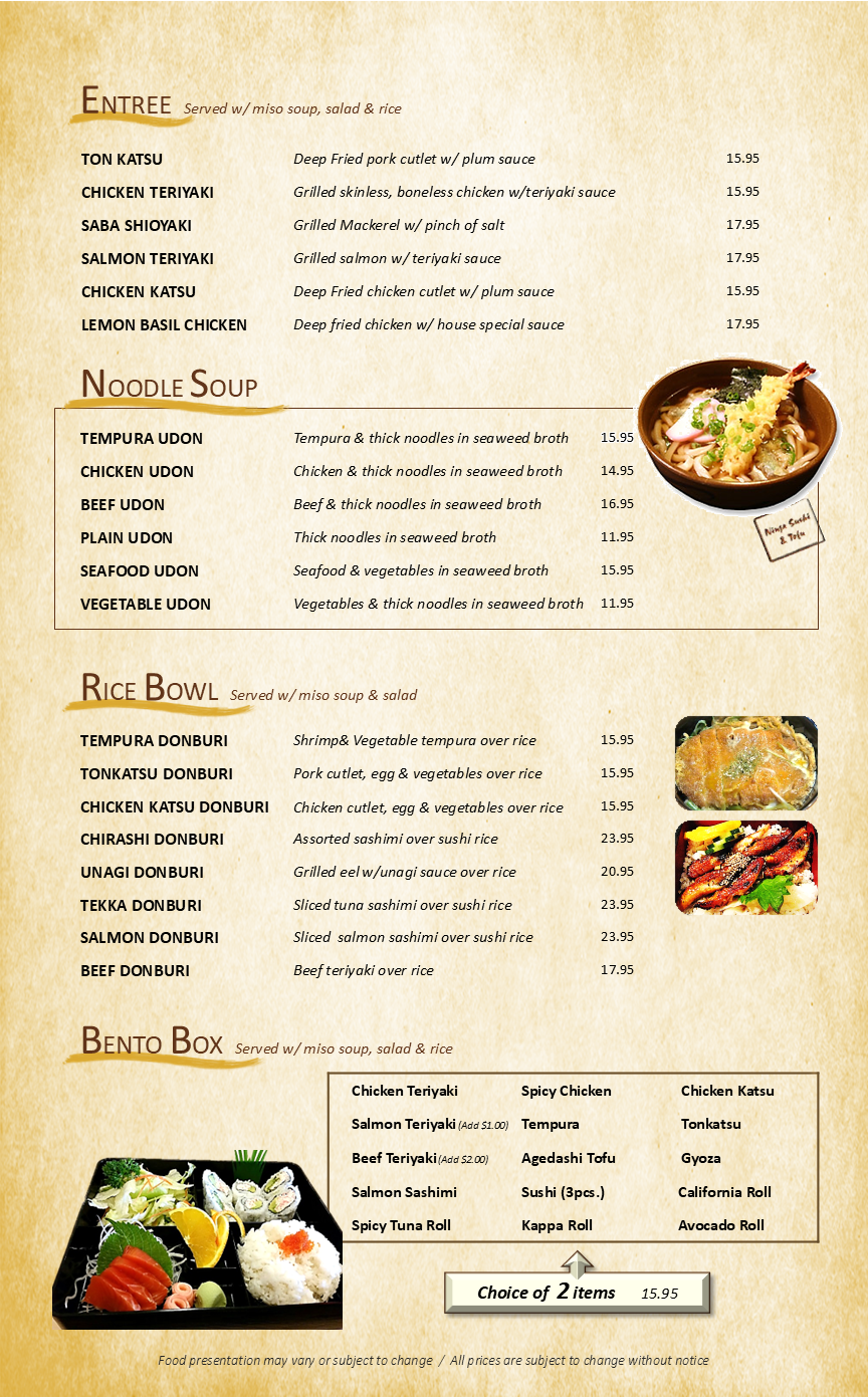 Menu Slide 3